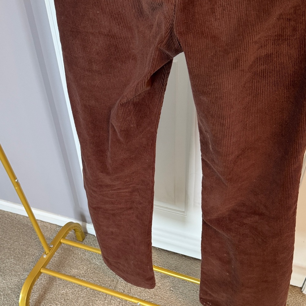 J. Crew Women's Corduroy Flare Pants in Deep Brown Size 28 - Picture 10 of 10